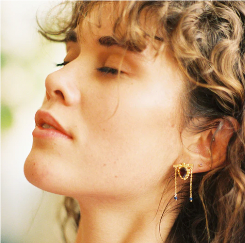 Venus charm earrings